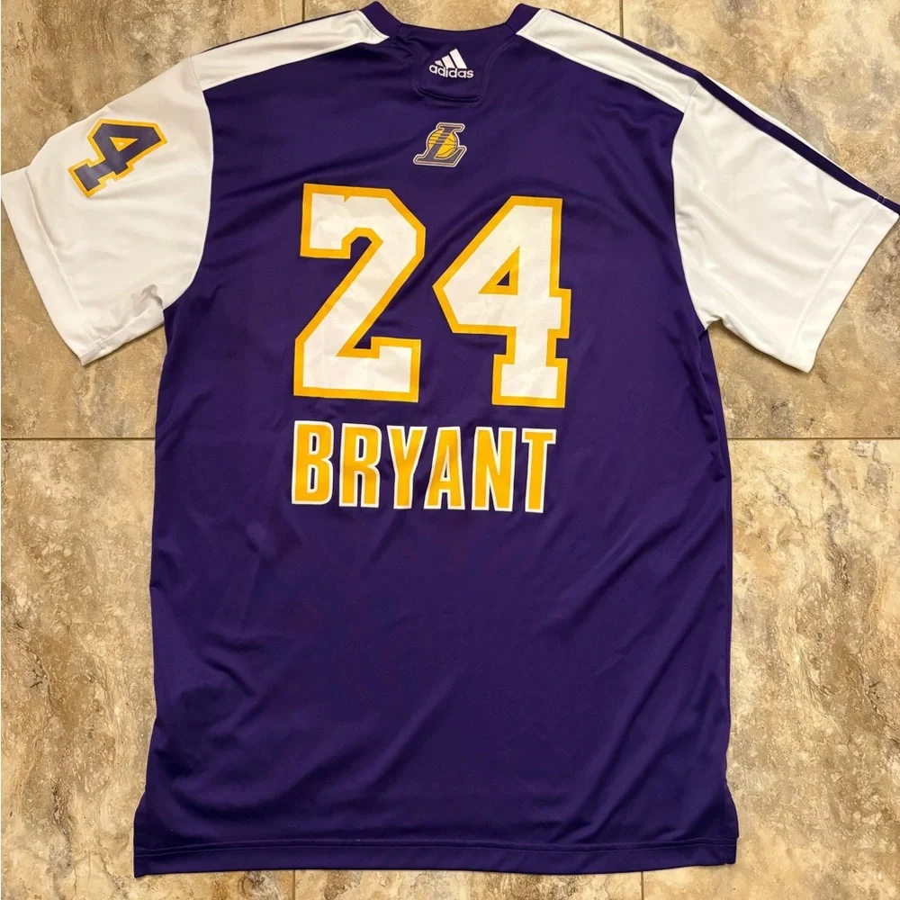 NWOT Vintage Adidas 2009 Kobe Bryant NBA Los Angeles Lakers Shooting Shirt Men L